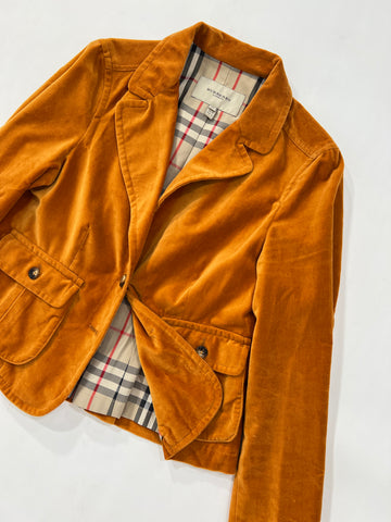 Blazer vintage Burberry arancio tg S