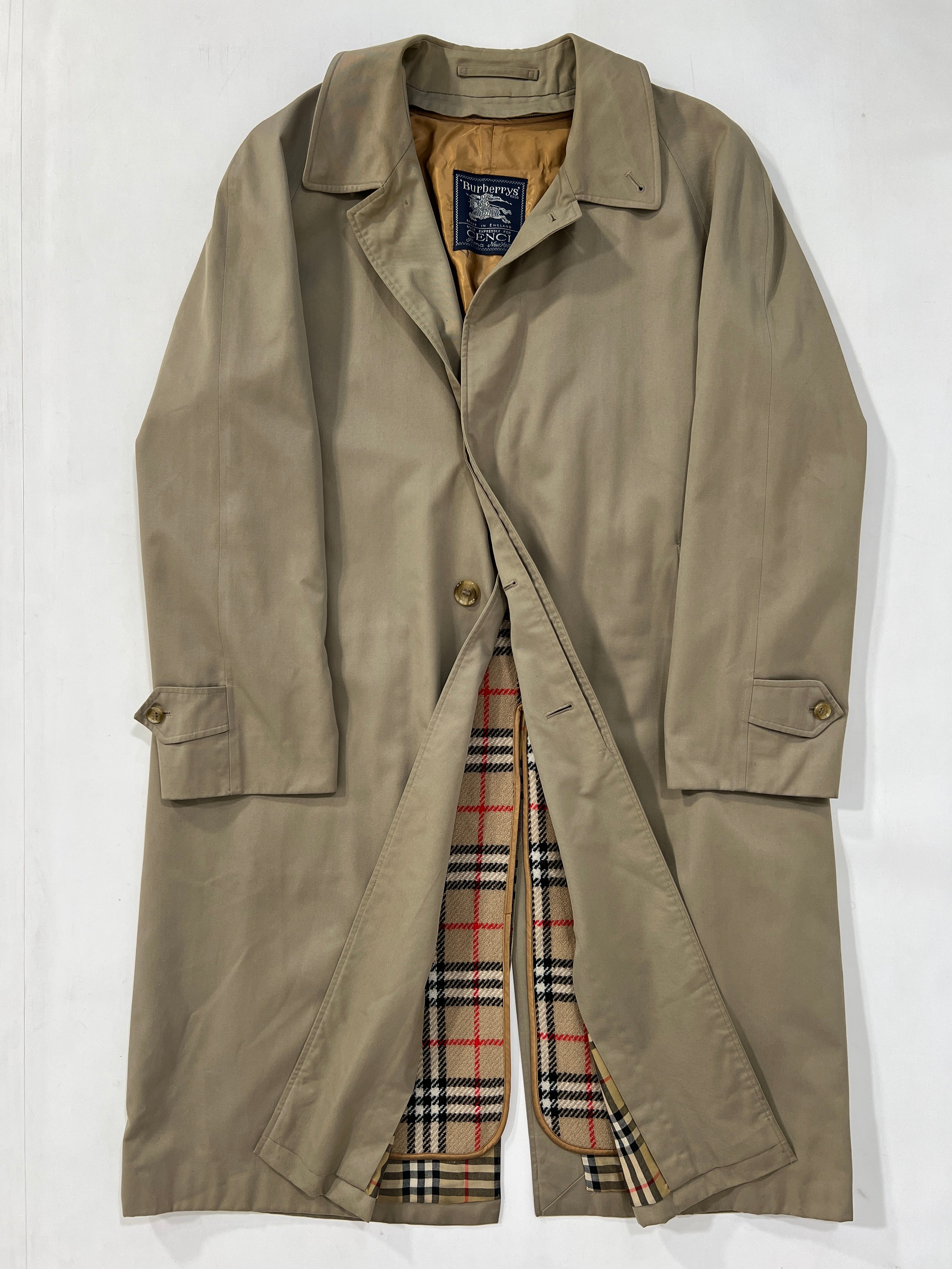 Trench vintage Burberry con interno tg XL