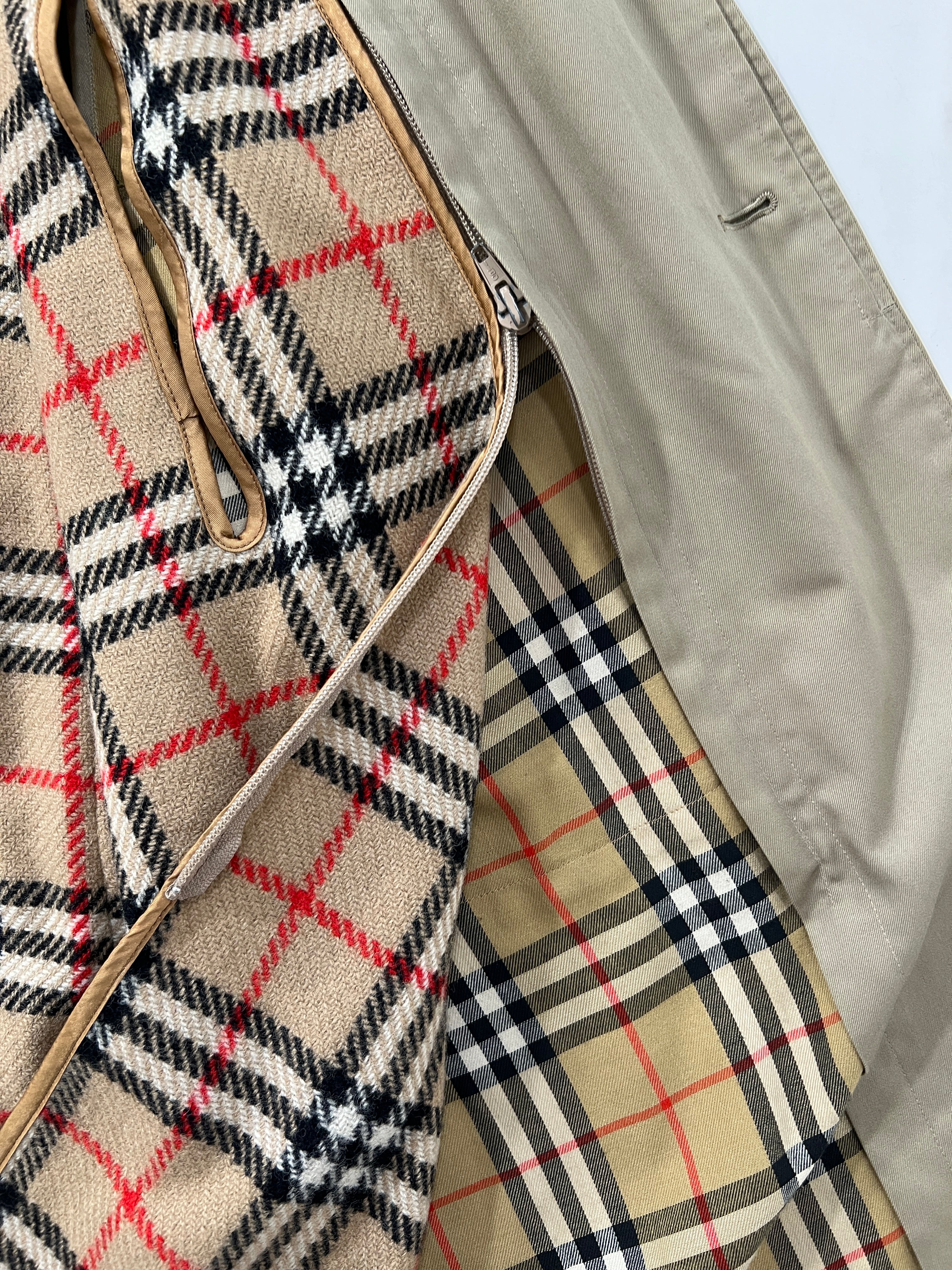 Trench vintage Burberry con interno tg XL