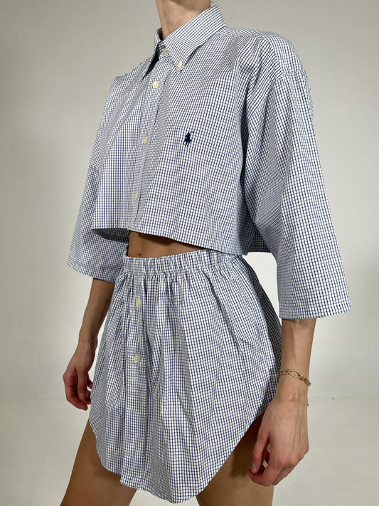 Coordinato vintage Ralph Lauren quadri tg U