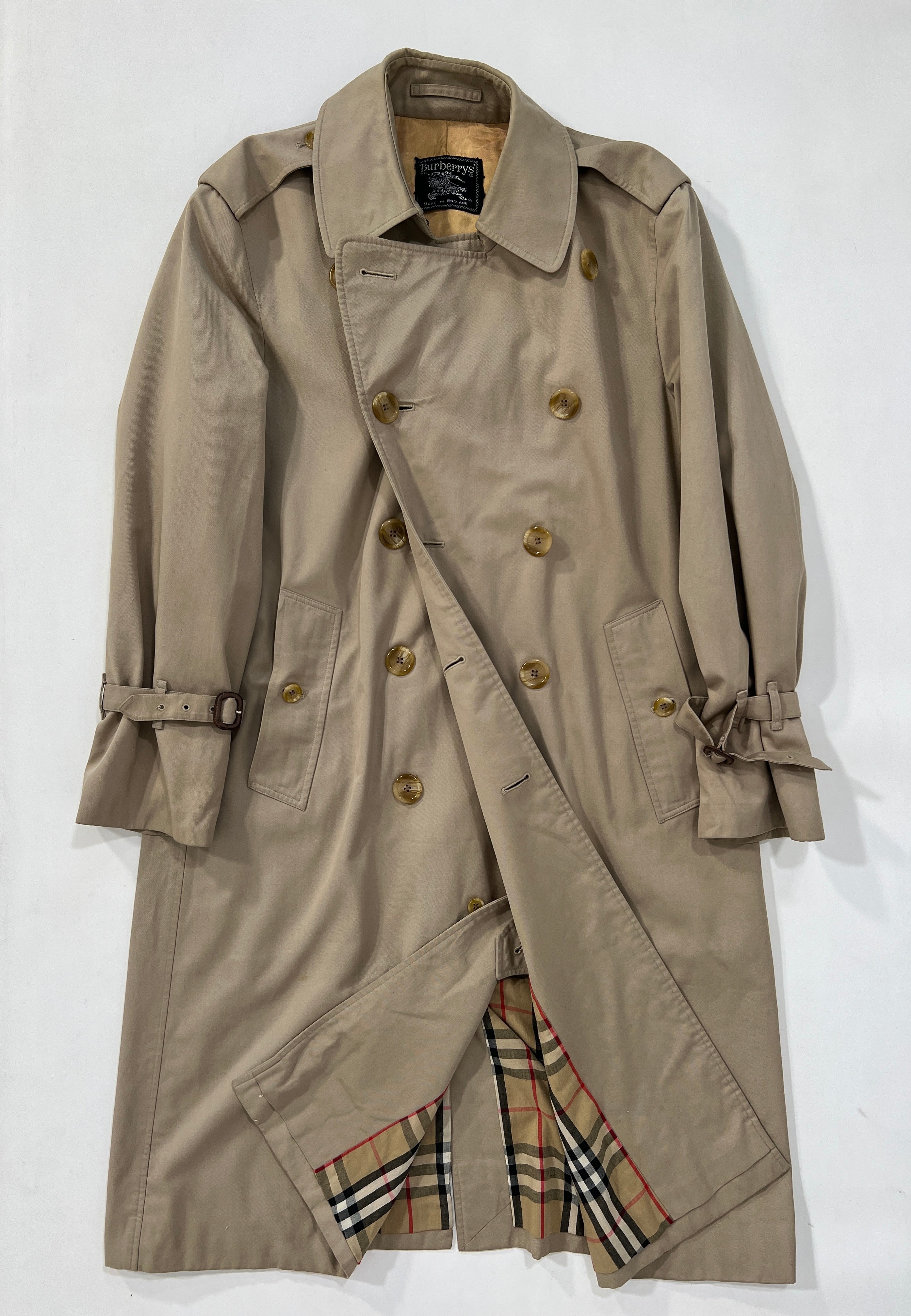 Trench vintage Burberry doppiopetto tg M