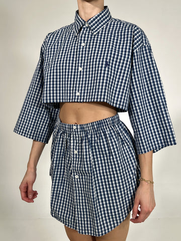 Coordinato vintage Ralph Lauren quadri tg U