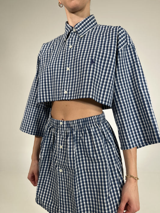 Coordinato vintage Ralph Lauren quadri tg U