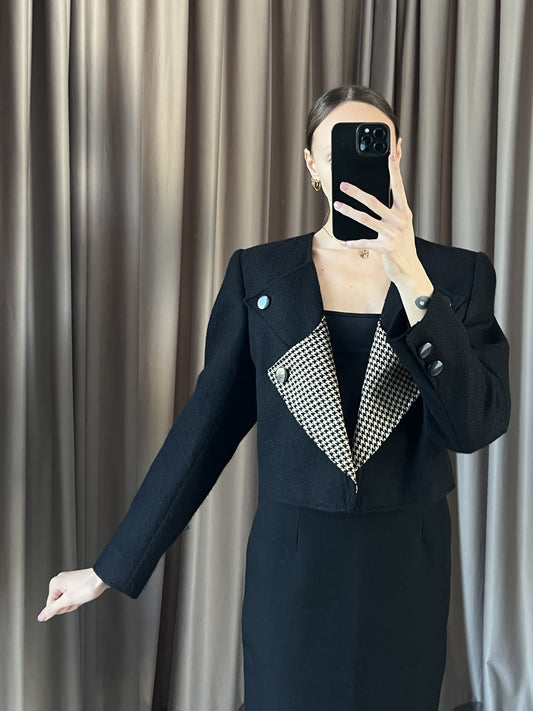 Blazer vintage Valentino corta lana tg S/M