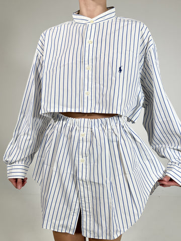 Coordinato vintage Ralph Lauren righe tg U