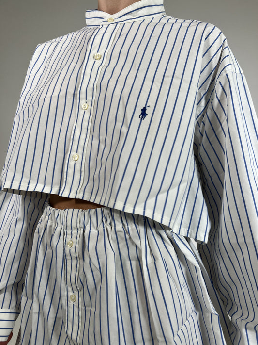 Coordinato vintage Ralph Lauren righe tg U