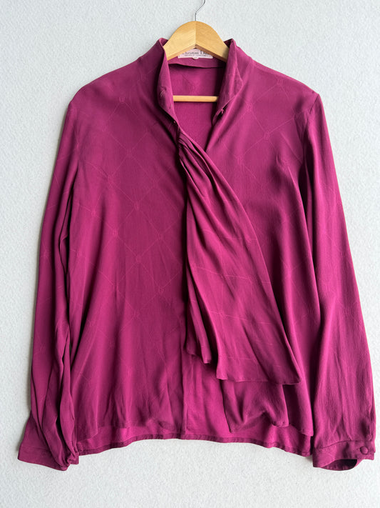Camicia vintage Christian Dior seta tg 44