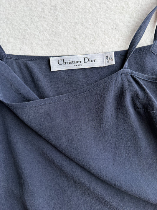 Canotta vintage Christian Dior seta tg S