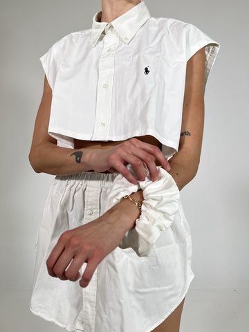 Coordinato vintage Ralph Lauren bianco tg U