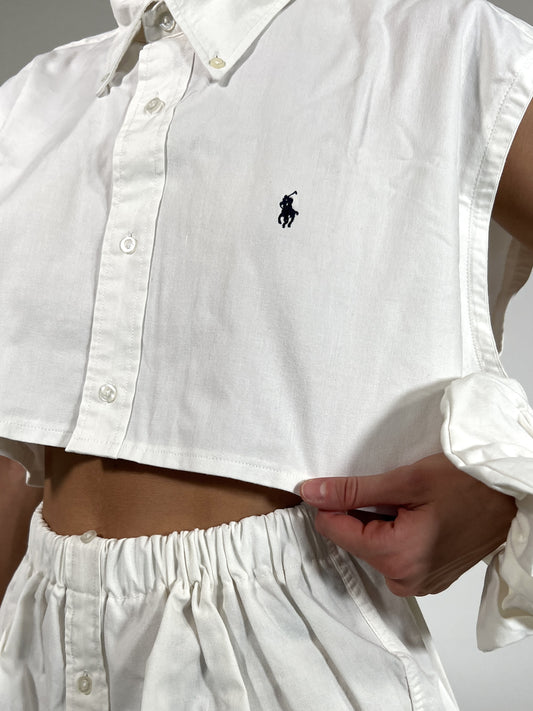 Coordinato vintage Ralph Lauren bianco tg U