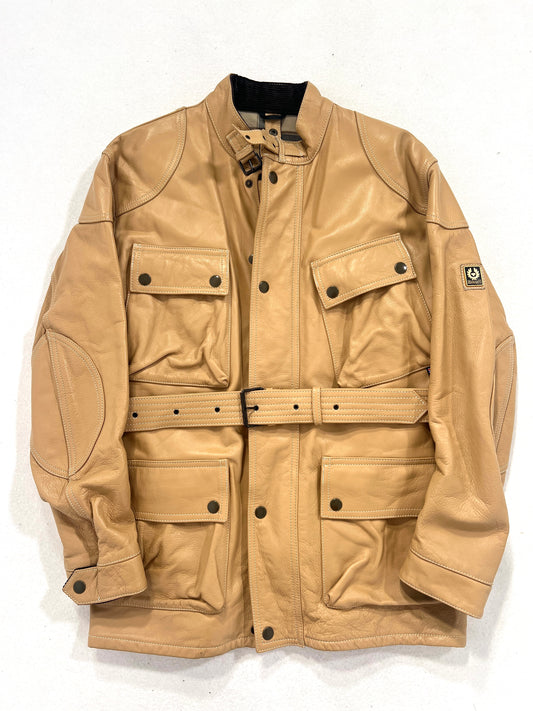 Giacca vintage Belstaff pelle tg XXL