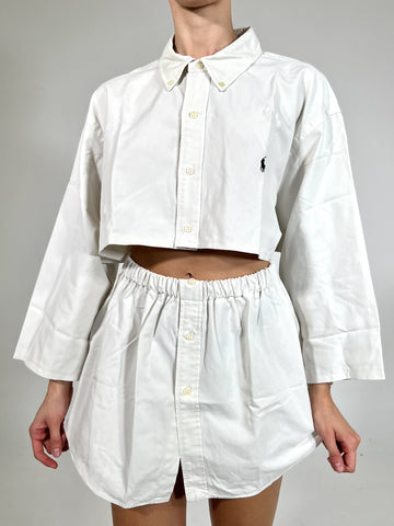 Coordinato vintage Ralph Lauren bianco tg U