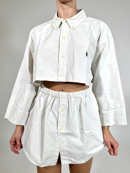 Coordinato vintage Ralph Lauren bianco tg U