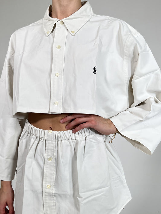 Coordinato vintage Ralph Lauren bianco tg U