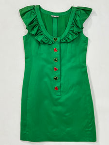 Vestito vintage YSL verde tg 38