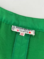 Carica l&#39;immagine nel visualizzatore di Gallery, Vestito vintage YSL verde tg 38
