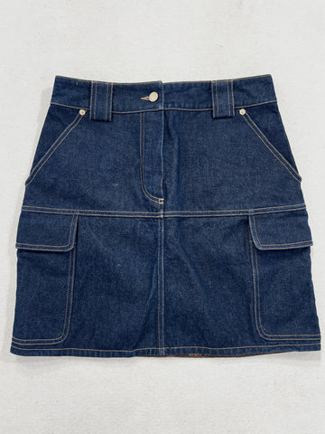 Gonna vintage Louis Vuitton in denim tg 40