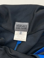 Carica l&#39;immagine nel visualizzatore di Gallery, Vestito vintage Versace lungo blu tg S/M
