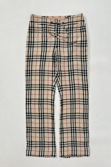 Pantaloni vintage Burberry lino tg S