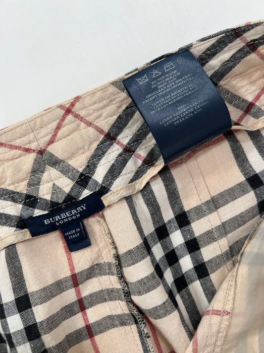 Pantaloni vintage Burberry lino tg S