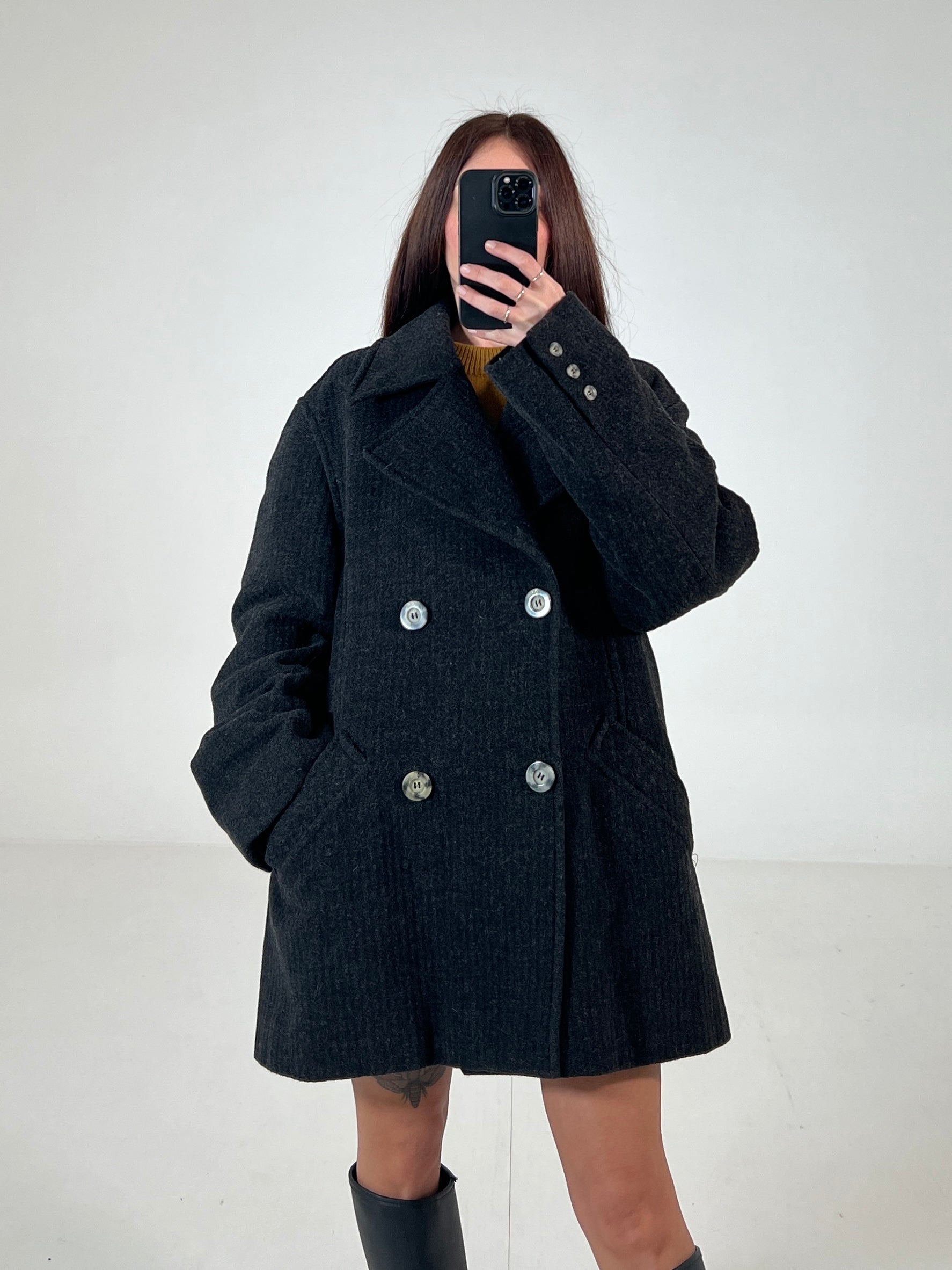 Cappotto vintage Dolce & Gabbana Lana/alpaca tg L