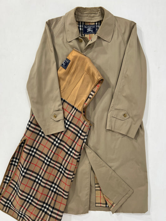 Trench vintage Burberry con interno tg L