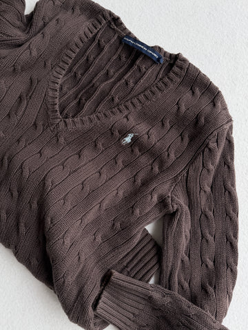 Maglia vintage Ralph Lauren treccia tg S