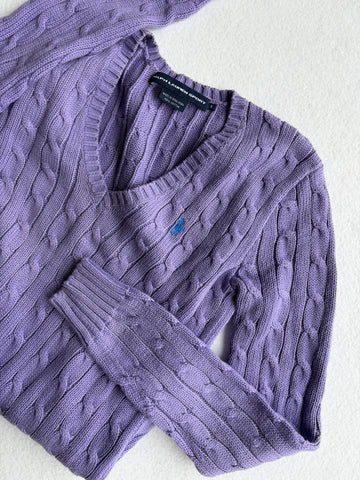 Maglia vintage Ralph Lauren treccia tg S