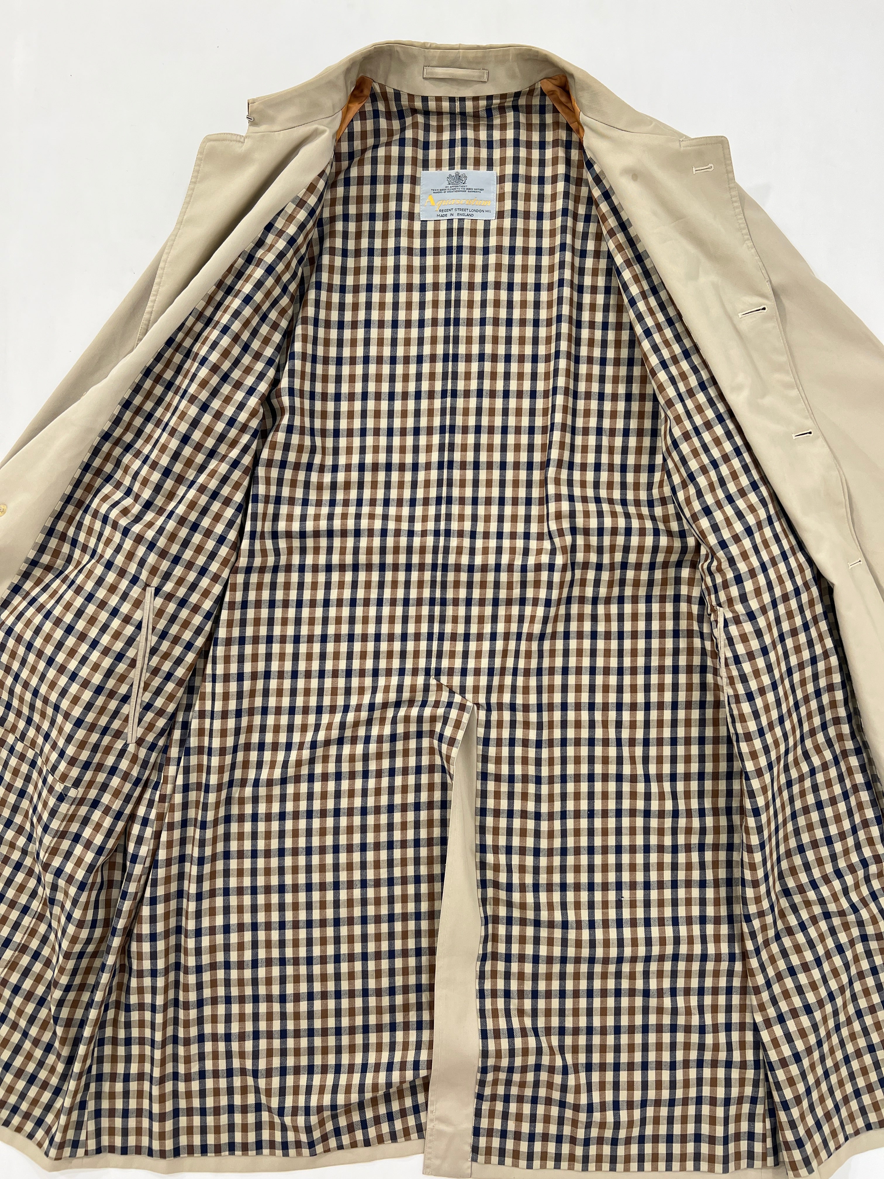 Trench vintage Aquascutum con cinta tg L/XL