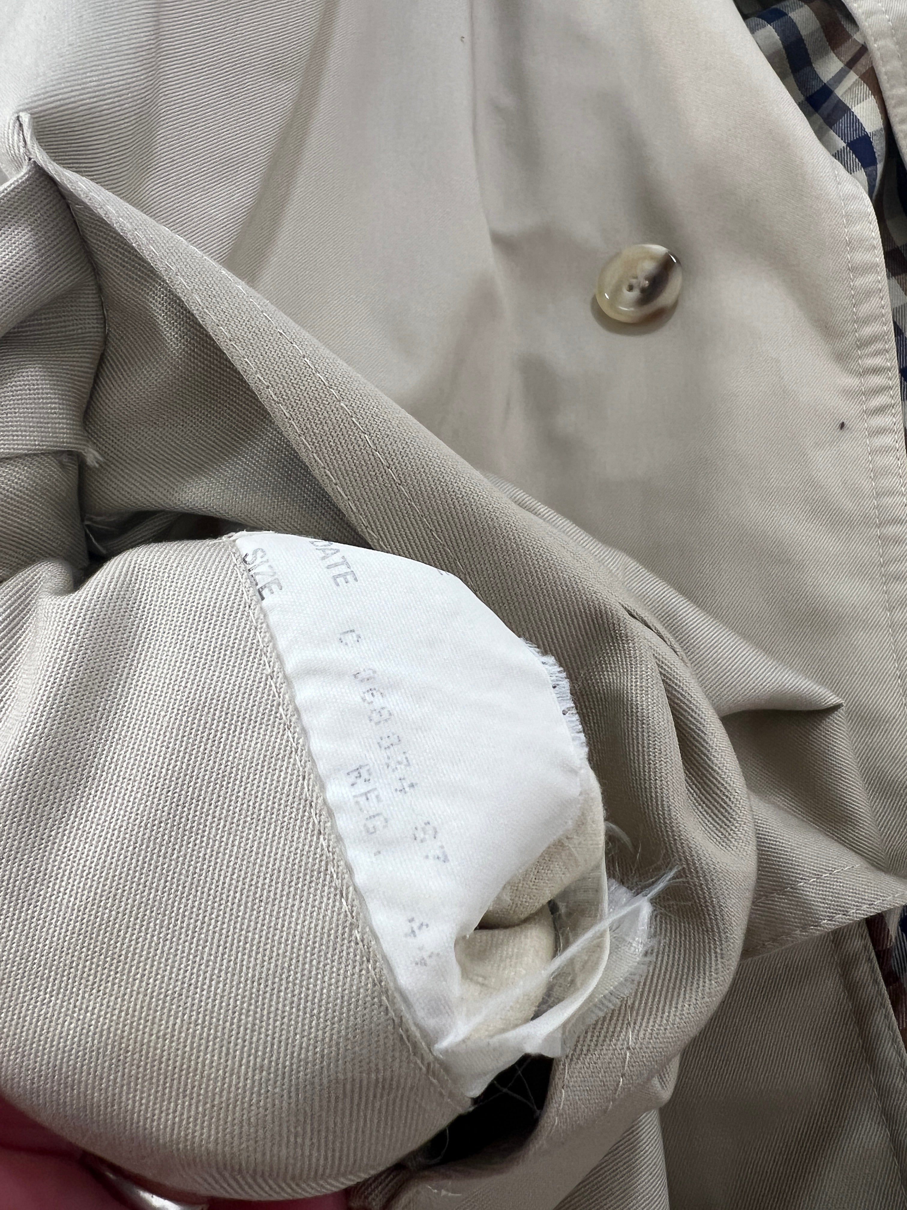 Trench vintage Aquascutum con cinta tg L/XL