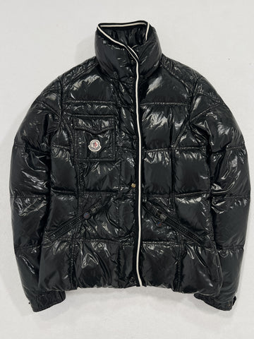 Giacca piumino vintage Moncler nero tg M