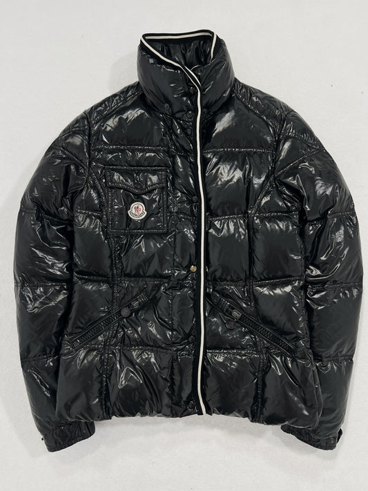 Giacca piumino vintage Moncler nero tg M