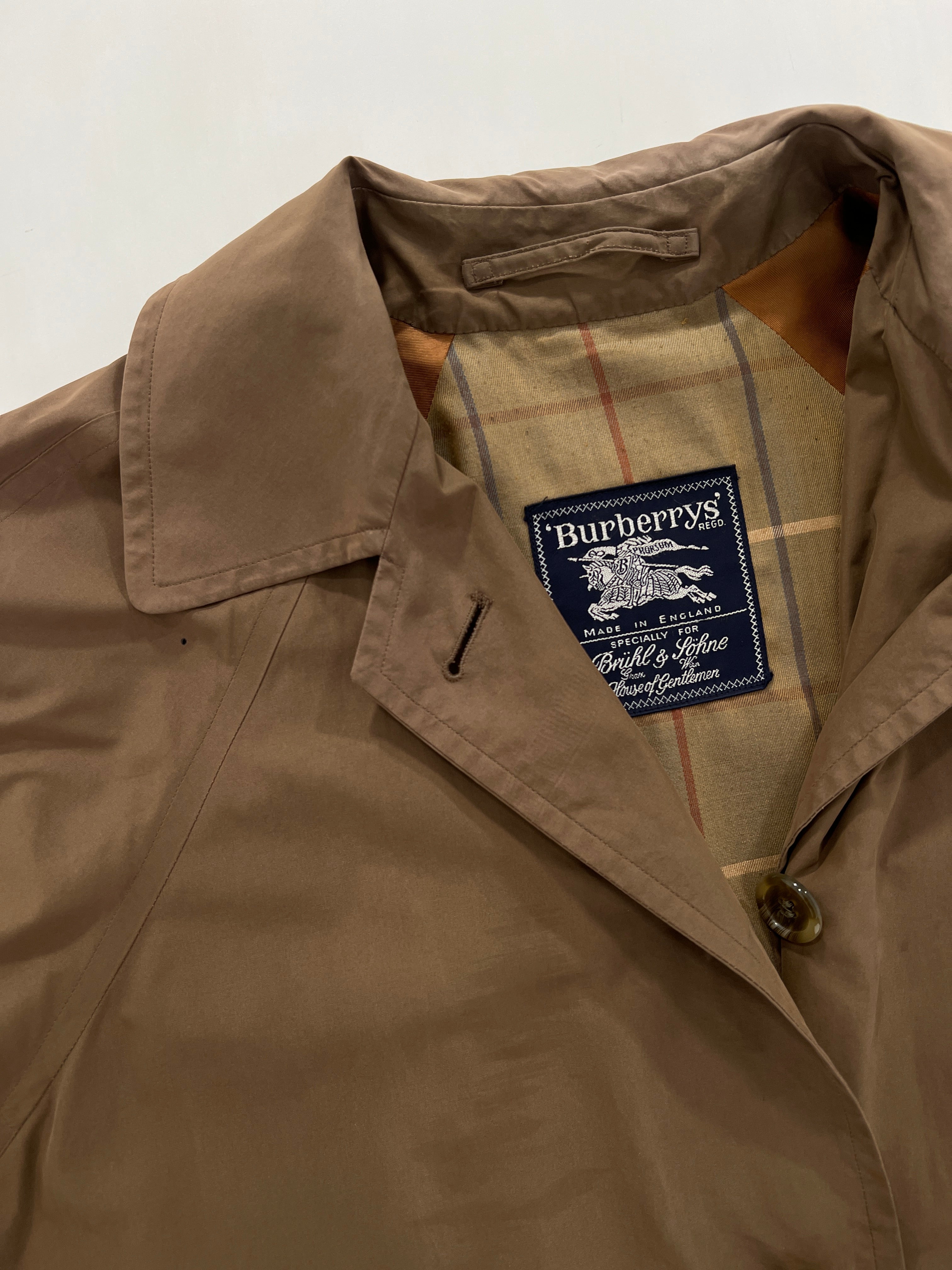 Trench vintage Burberry marrone tg L