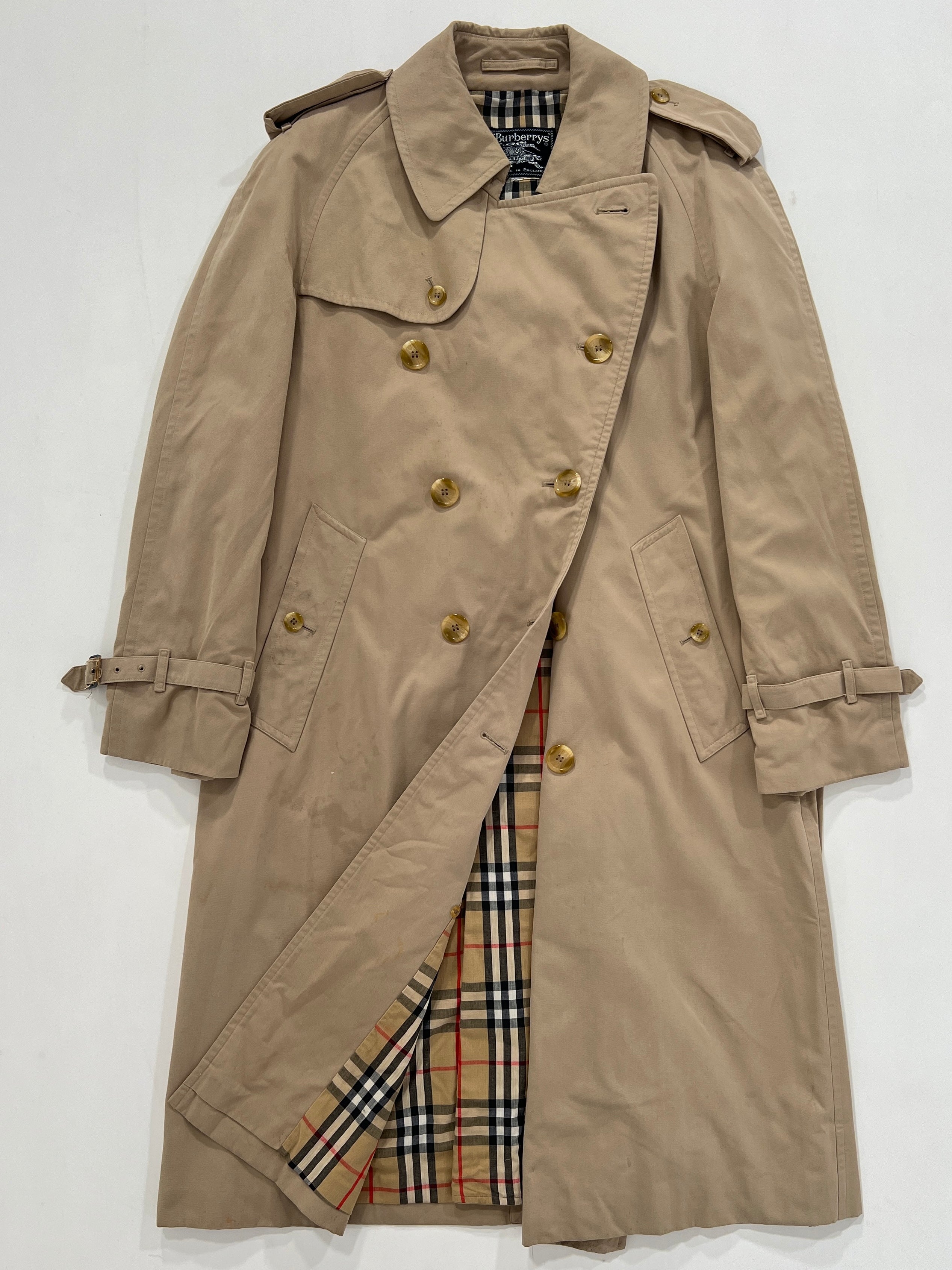 Trench vintage Burberry doppiopetto tg M/L