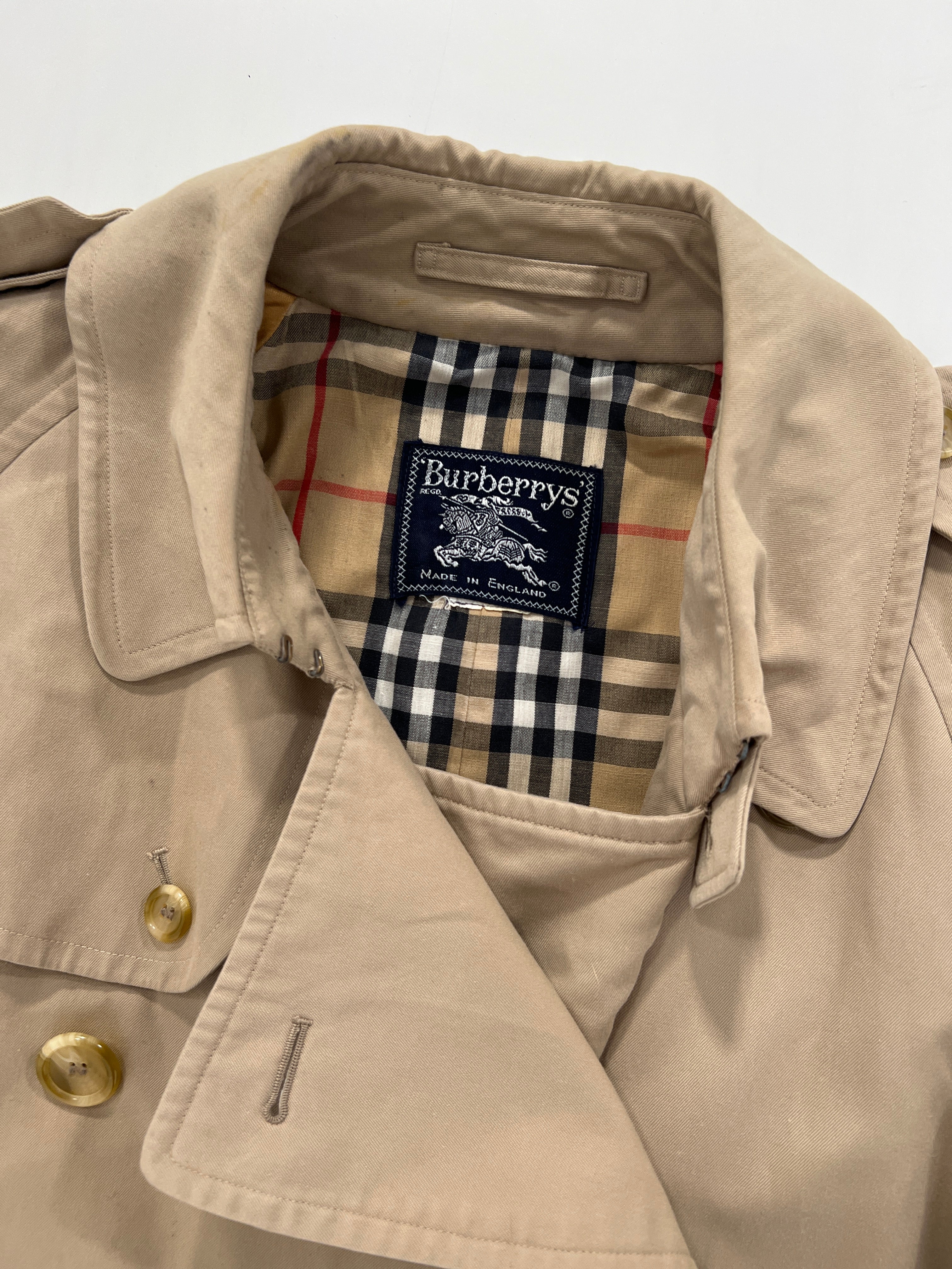 Trench vintage Burberry doppiopetto tg M/L