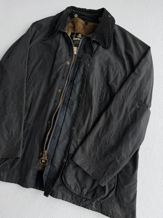 Giacca vintage Barbour Bedale antracite tg C48