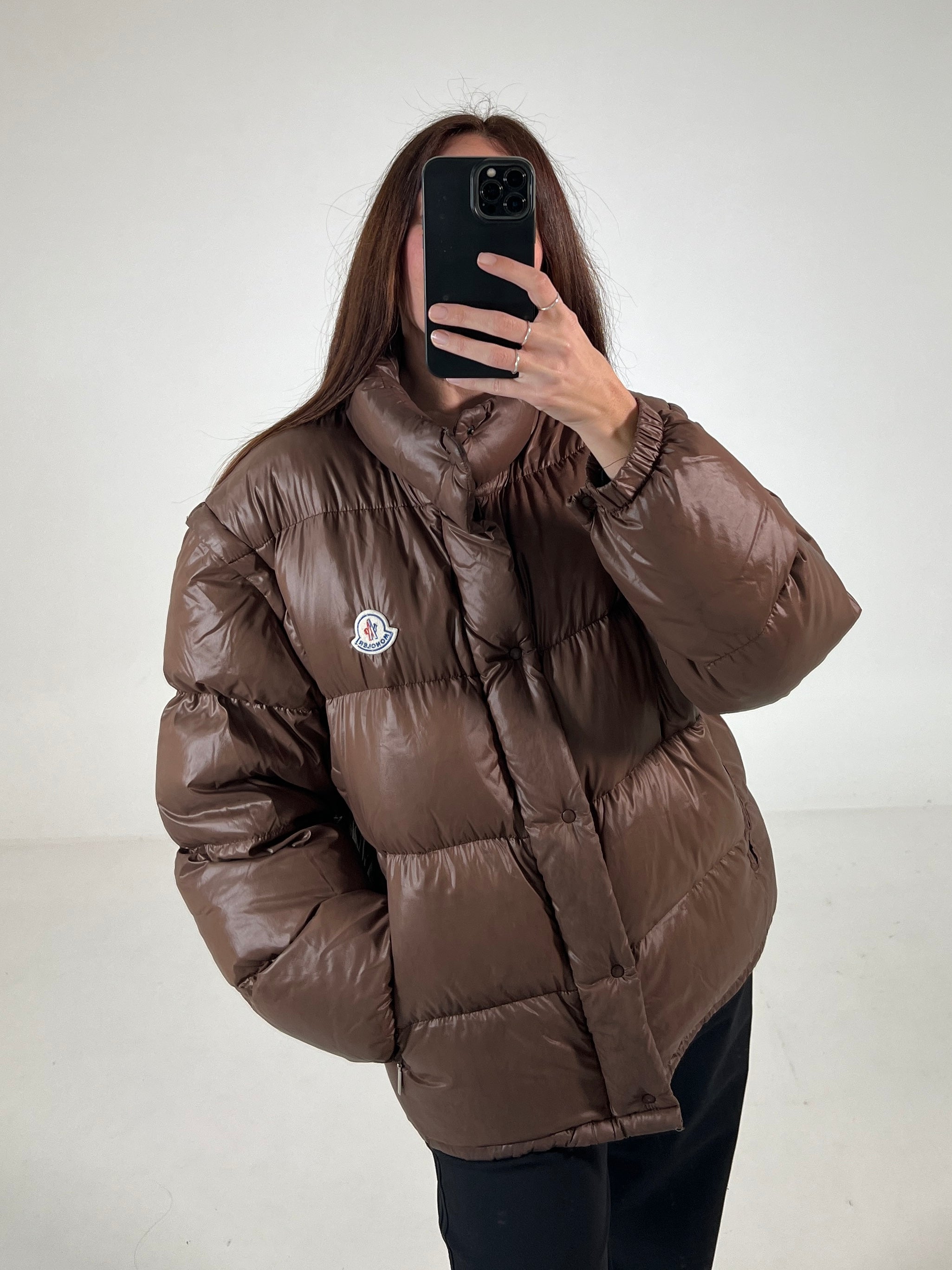 Giacca vintage Moncler marrone tg M