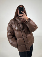 Carica l&#39;immagine nel visualizzatore di Gallery, Giacca vintage Moncler marrone tg M
