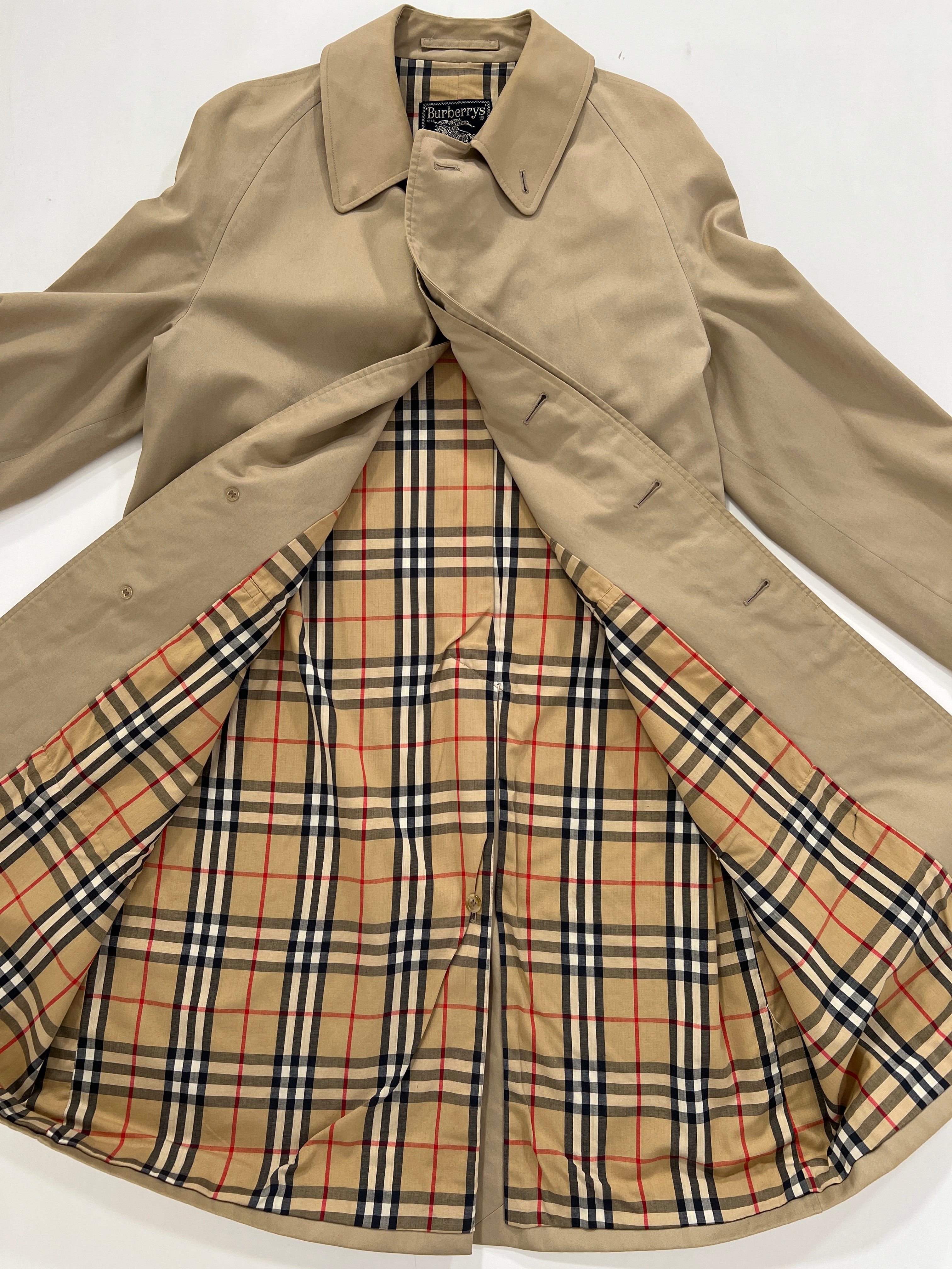 Trench vintage Burberry biscotto tg M/L