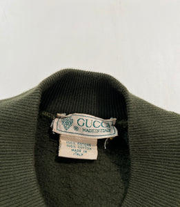 Felpa vintage Gucci verde tg S