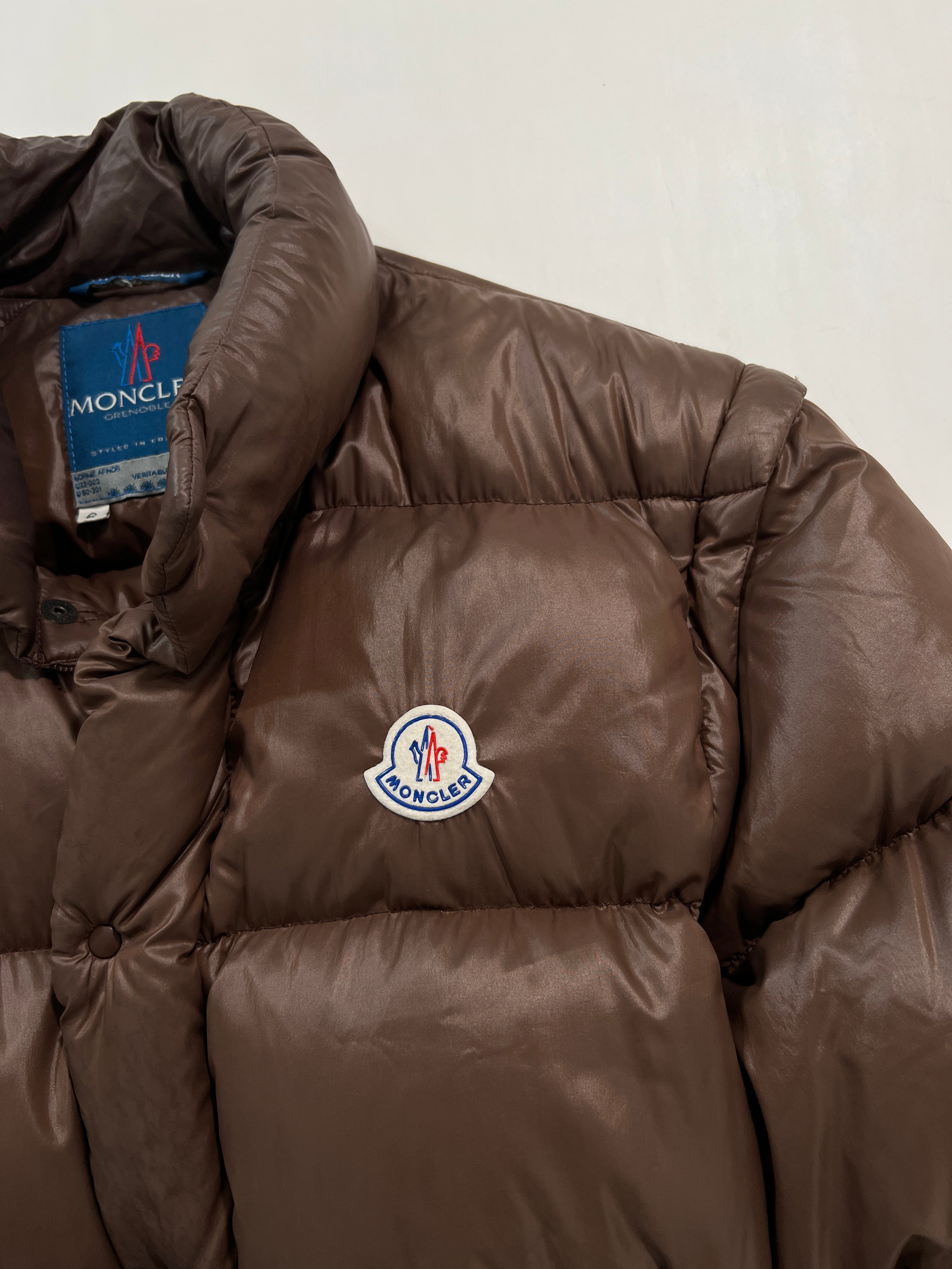 Giacca vintage Moncler marrone tg M