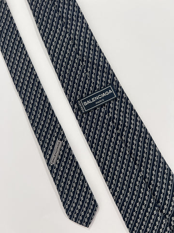 Cravatta vintage Balenciaga seta