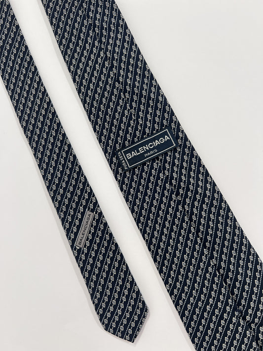 Cravatta vintage Balenciaga seta