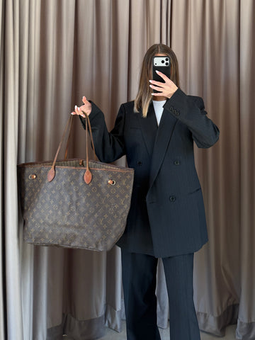 Borsa vintage Louis Vuitton Neverfull monogram