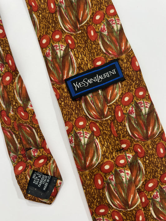 Cravatta vintage Yves Saint Laurent seta