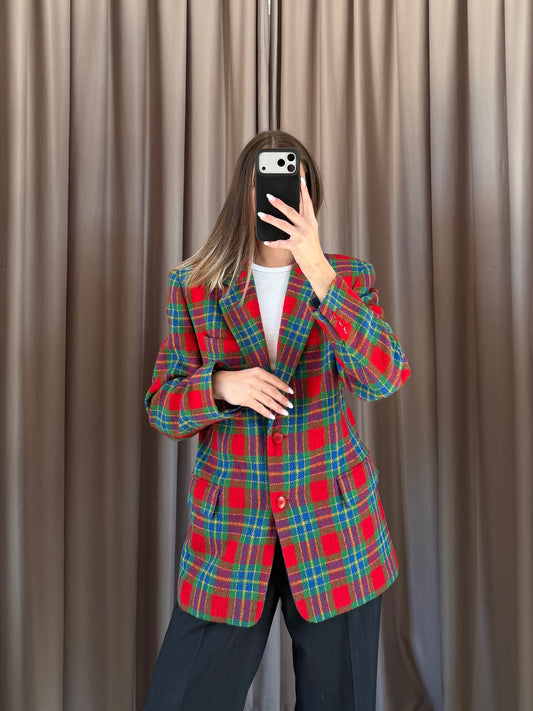 Blazer vintage Max Mara multicolor tg 42