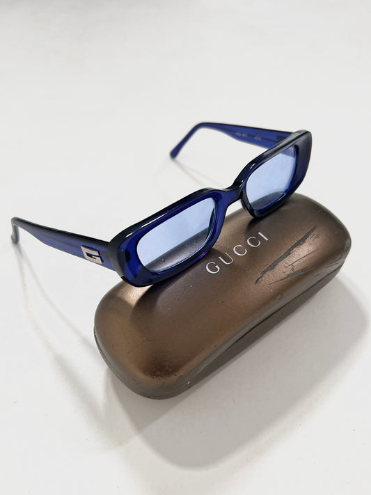 Occhiali Gucci vintage blu