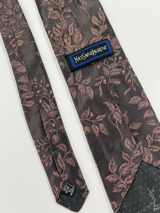 Cravatta vintage Yves Saint Laurent seta