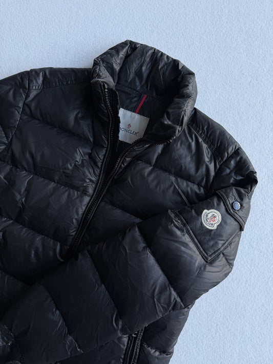 Giacca piumino vintage Moncler nero tg M