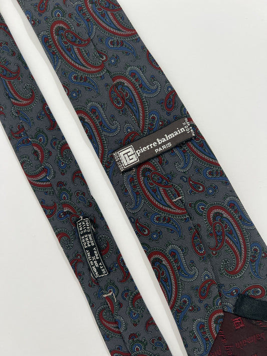 Cravatta vintage Balmain seta